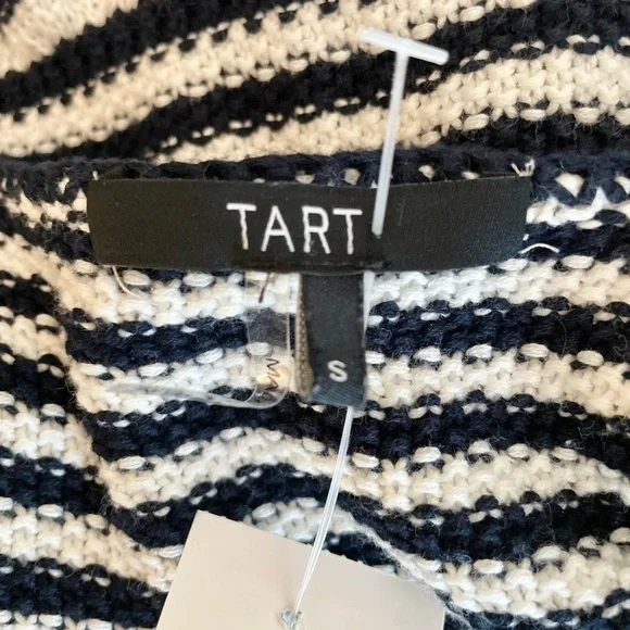 Tart Striped Knitted Short Sleeve Dress - Size S - Picture 11 of 11